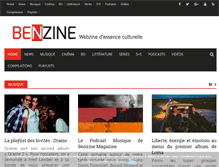 Tablet Screenshot of benzinemag.net